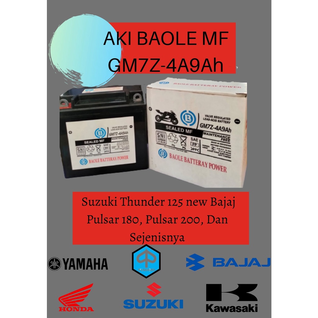 AKI BAOLE MF GM7Z-4A9Ah