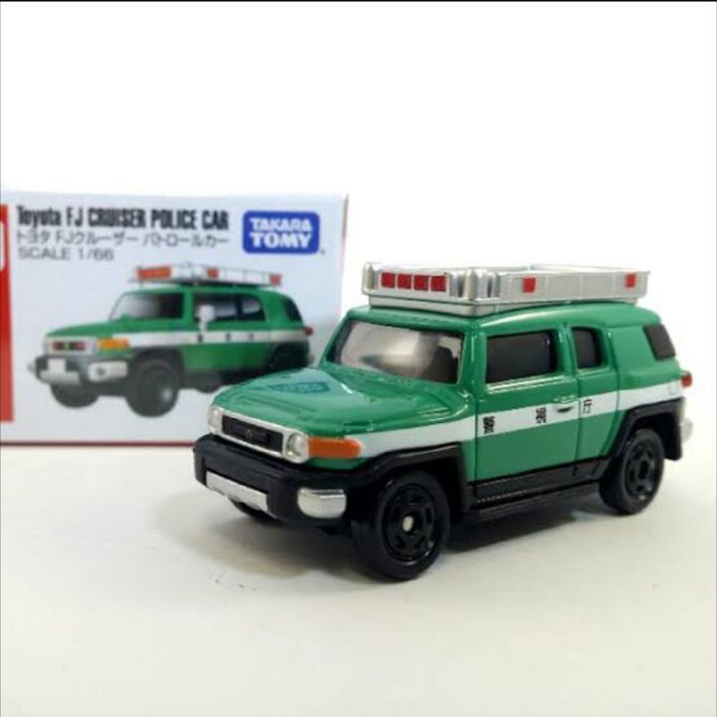 TOMICA TOYOTA FJ CRUISER POLICE CAR TAKARA TOMY MOBIL PATROLI POLISI SUV JIP OFFORAD DIECAST TOYS AA