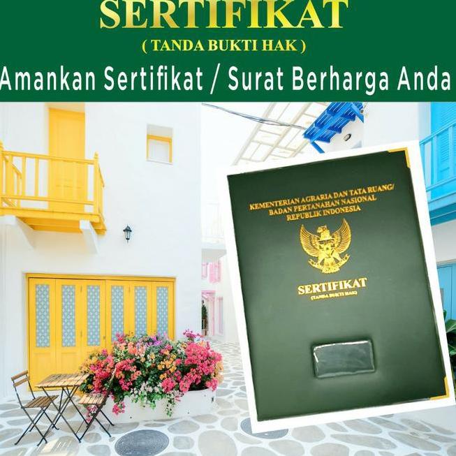 

れ Cover Sertifikat Tanah / Map Sertifikat Tanah / Dokument Organizer TERLARIS 2990 ❅