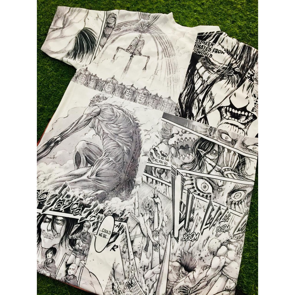 Tshirt Eren Titan Battle Attack on Titan Anime SNK AOT Shingeki No Kyojin