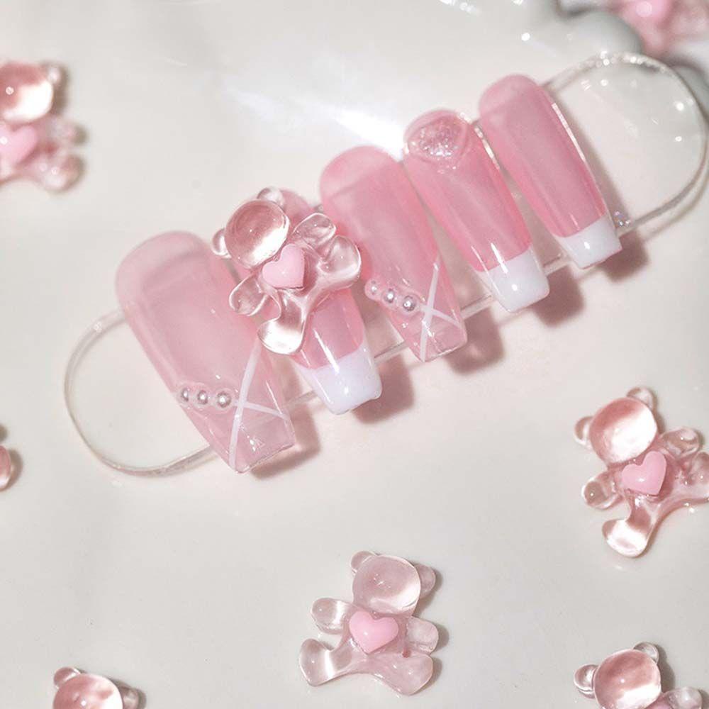 MXBEAUTY 3d Pesona Kuku Lucu DIY Gaya Jepang Manicure Nail Jewelry Aksesoris Kuku Nail Resin Dekorasi