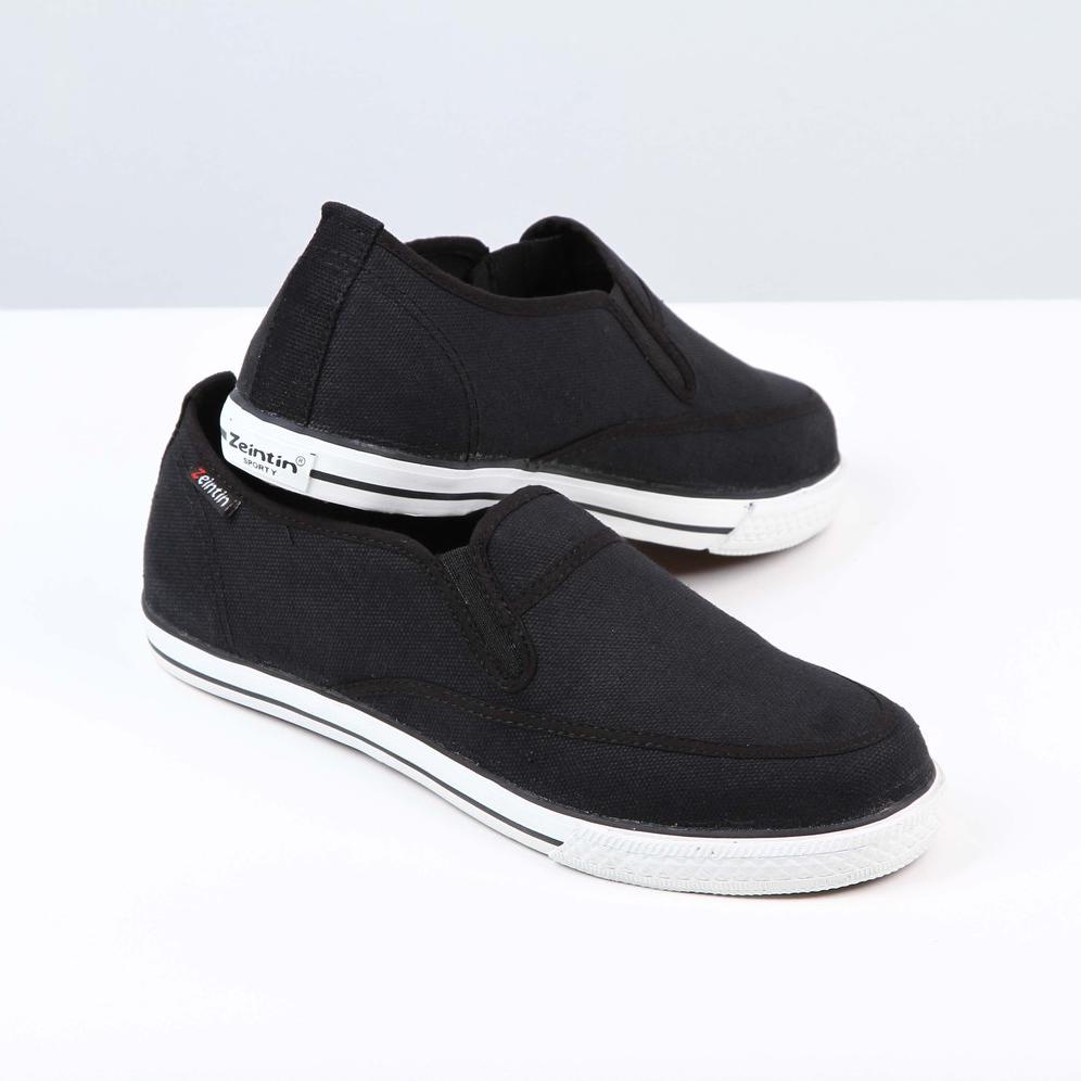 Zeintin - Sepatu Kets Pria Zeintin Ir 2991 Hitam / Sport Pria /Sepatu Canvas