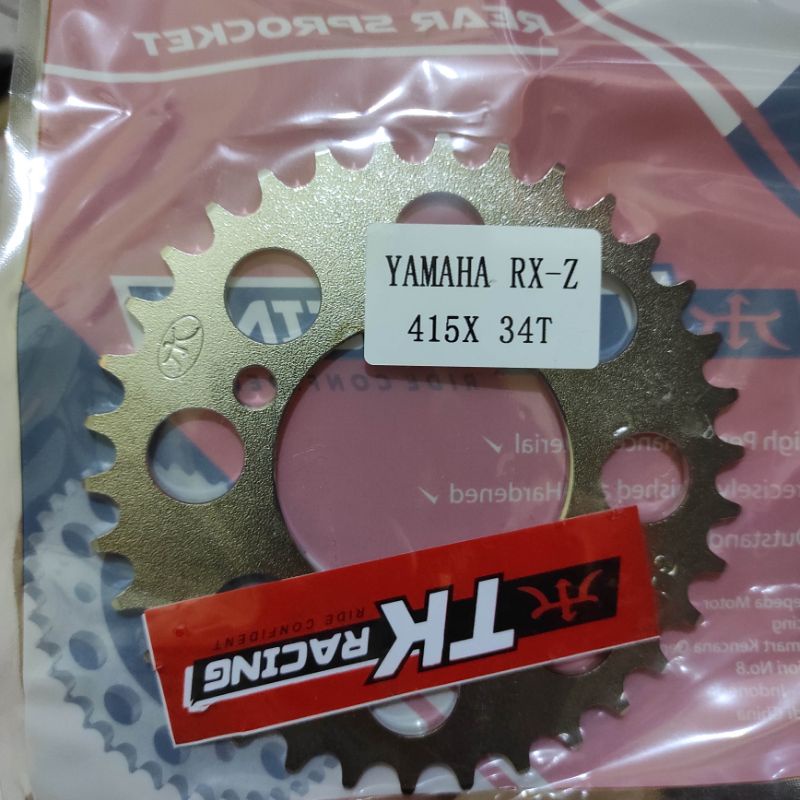 Gear Belakang SSS 415 28 30 31 32 33 34 35 36 37 38 39 40 41 RXZ RXKing Jupiter Vega MX FIZR-TKRacing 415-34