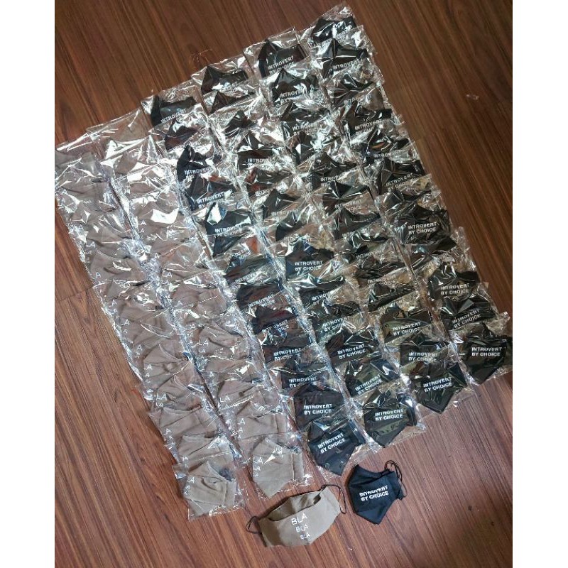 Masker 3D kain Cuztom 2 play, model evo