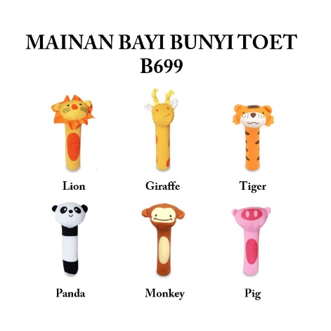 B699 Mainan Boneka tangan bayi bunyi Baby hand toy B699