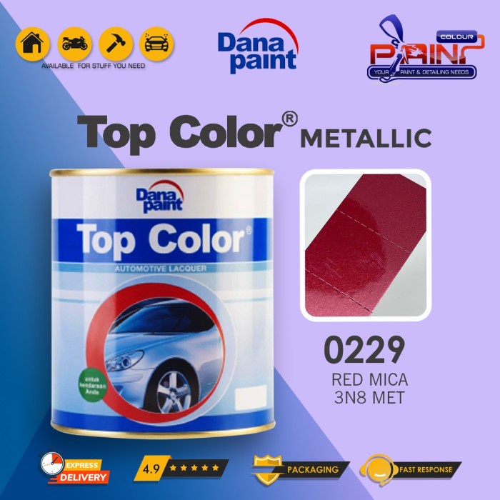 Top Color Metallic 0229 RED MICA 3N8 MET - Cat Duco