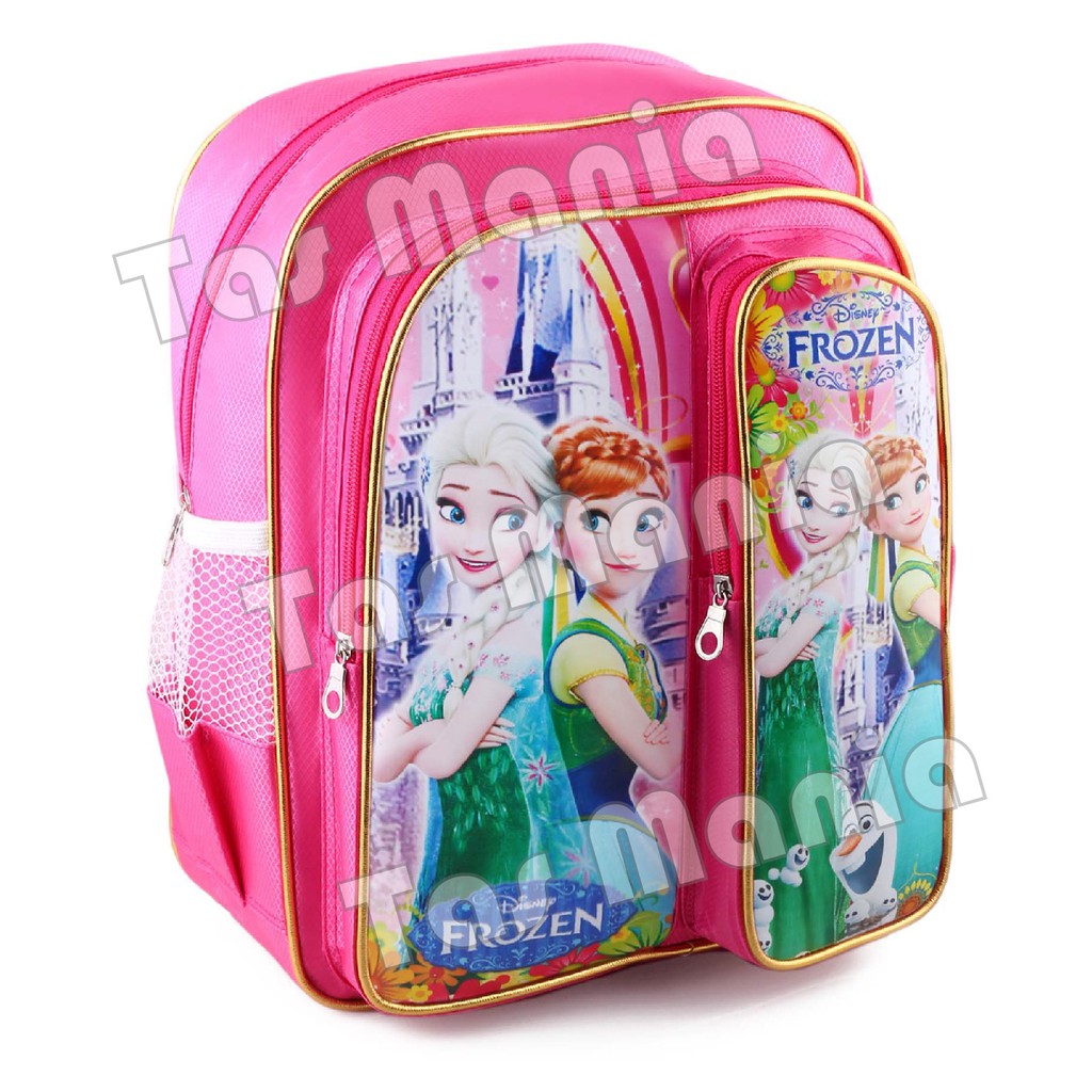 PTS -Ransel Sekolah Anak Perempuan Karakter - Dynamic Two .PT - PINK + FREE Lunch Box