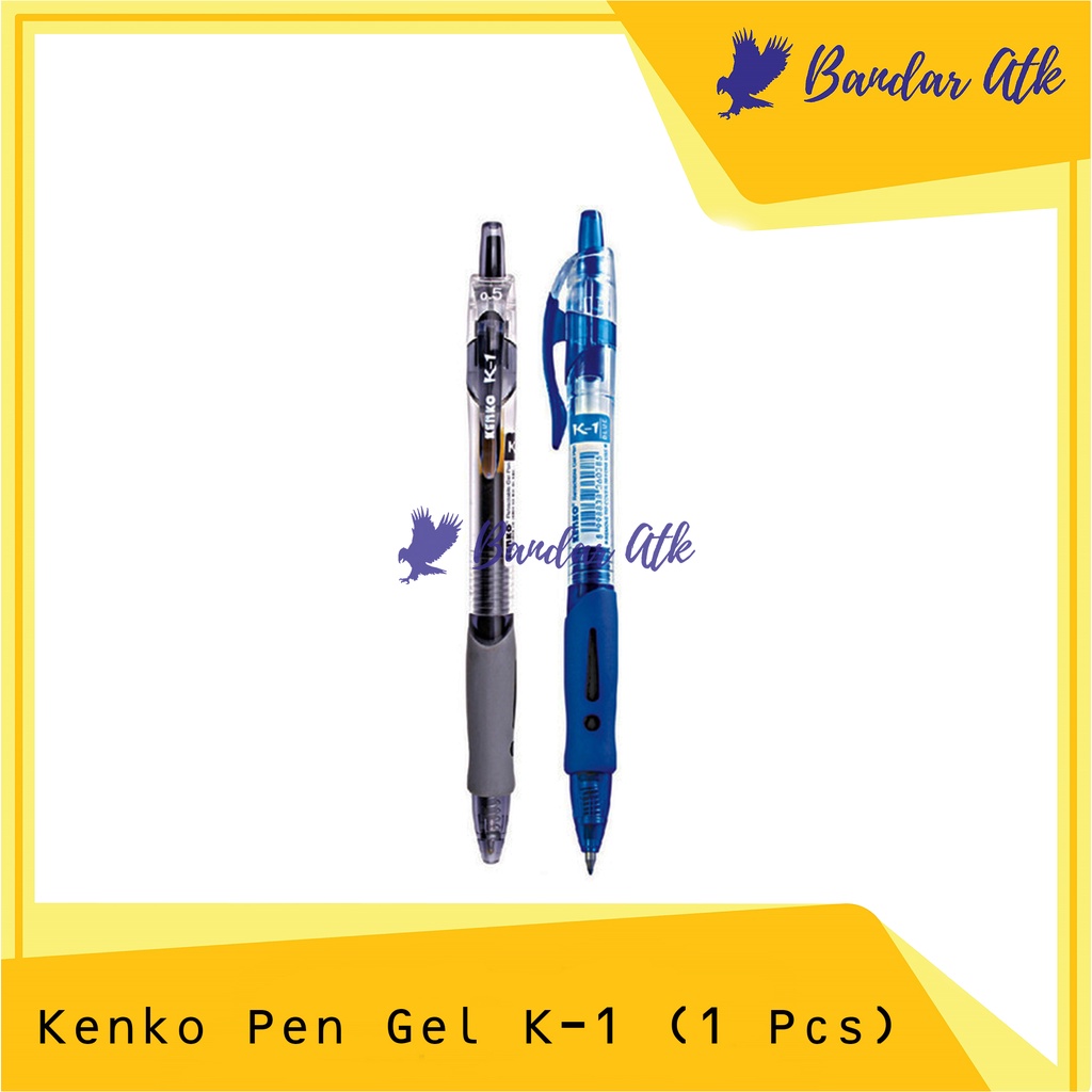 

Kenko K 1 0.5 mm Pen Pulpen Balpoint Murah Hitam Biru [1 PCS]