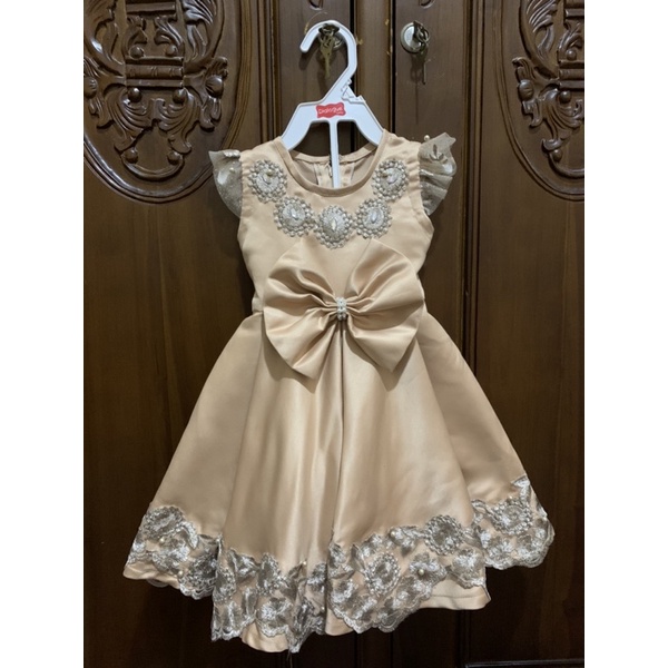 PRELOVED gaun premium bayi dress cantik gown baby prelove baju gaun cantik gaun aqiqah gaun pesta ba