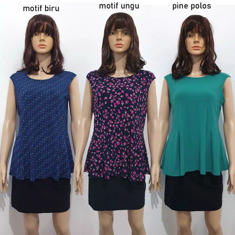 Roz&Ali Sleveless Tank top Wanita women Flora Blackpink Original