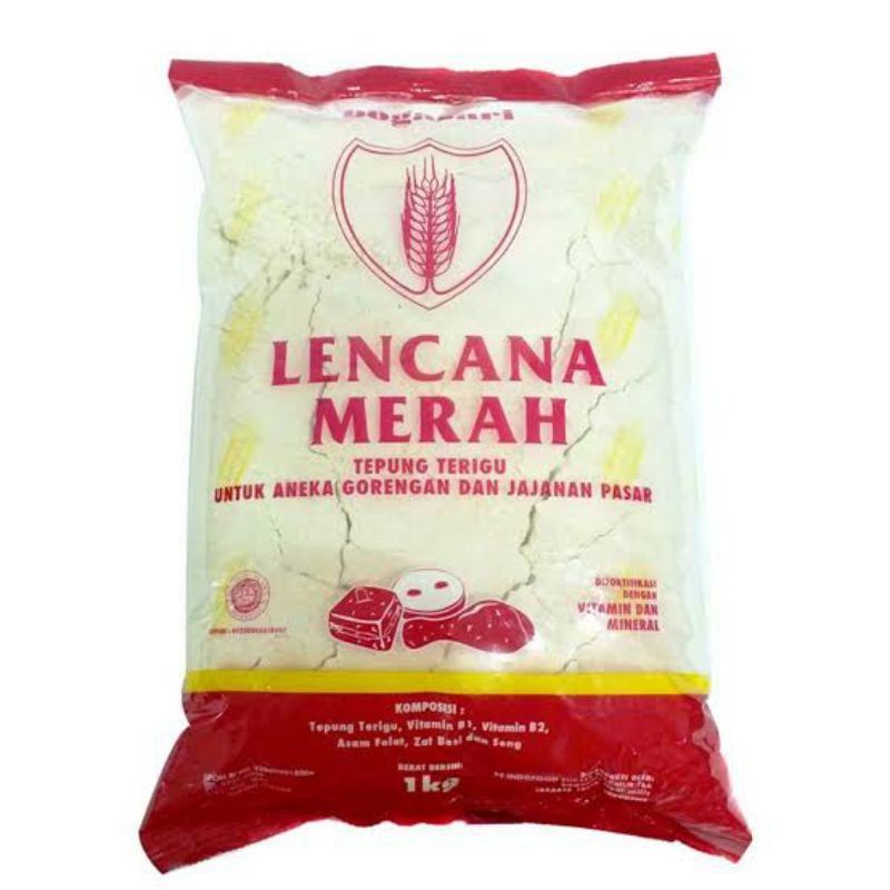 

Tepung terigu lencana merah Bogasari