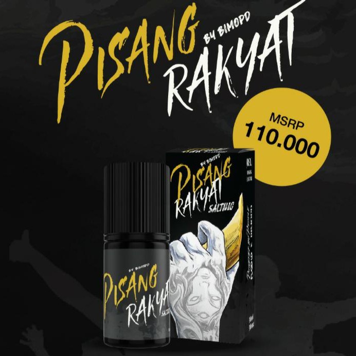 LIQUID PISANG RAKYAT SALT NIC - FOOM PISANG RAKYAT SALTNIC 30ML