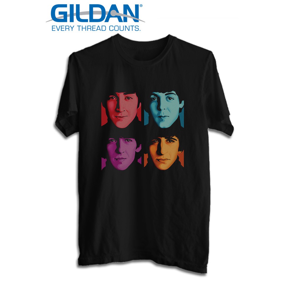 KAOS BAND THE BEATLES TSHIRT ORIGINAL GILDAN SOFTSTYLE 02