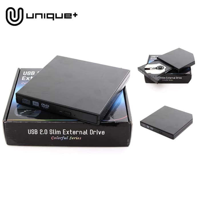 Original DVD RW EKSTERNAL   DVD RW PORTABLE   DVD RW ANEKA WARNA   Hitam .