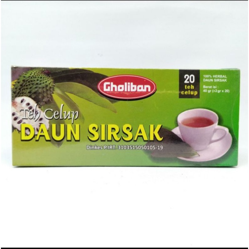 

Teh Celup Daun Sirsak Isi 20 kantong