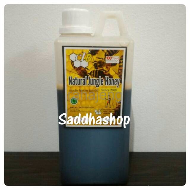 

Madu Murni Hitam Pahit Hutan Jambi Halal 1kg