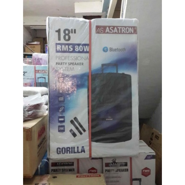 Asatron Gorilla Speaker RMS 80W 18inch