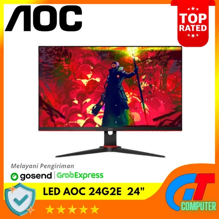 AOC 24G2E 23.8&quot; 24&quot; FHD LCD LED 144HZ FREESYNC GAMING MONITOR