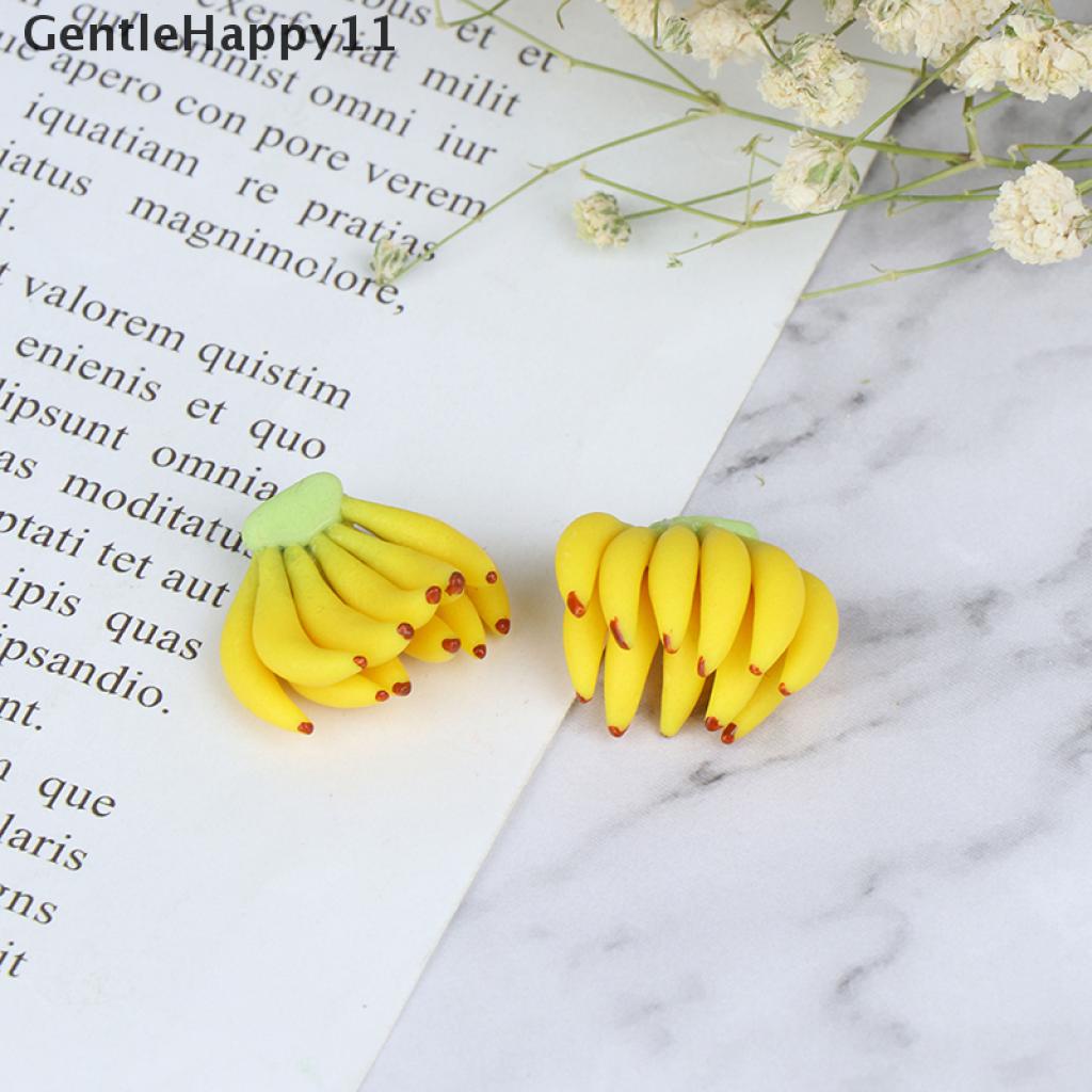 Gentlehappy 1pc Mainan Miniatur Pisang Skala 1: 12 Untuk Dekorasi Rumah Boneka