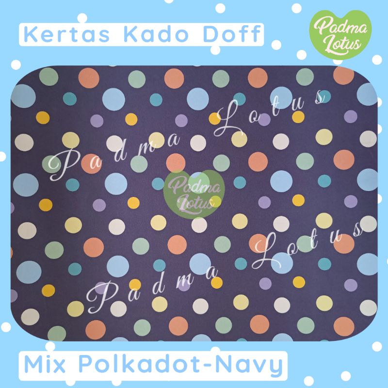 Kertas Kado Polkadot