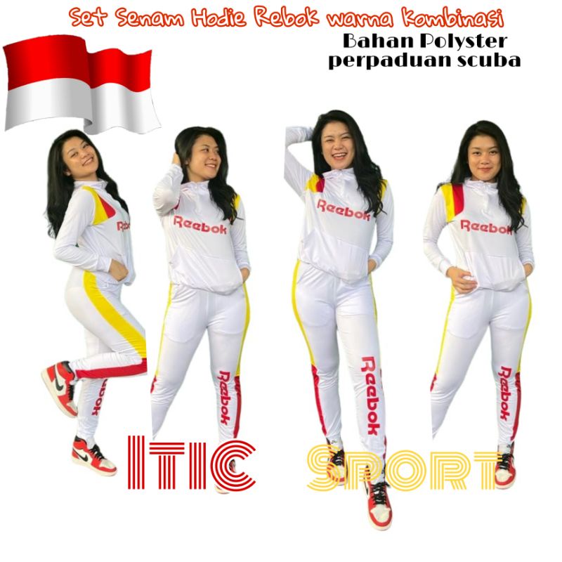 Set Jaket senam Rbk / set senam / set aerobic