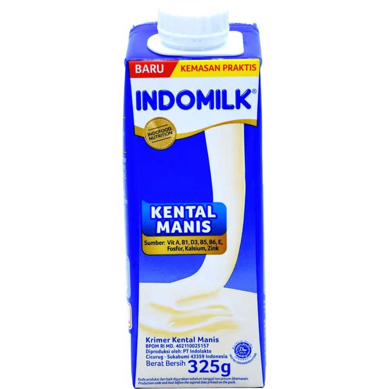 ViNaf - INDOMILK Krimer Kental Manis Tetra Pack 325g