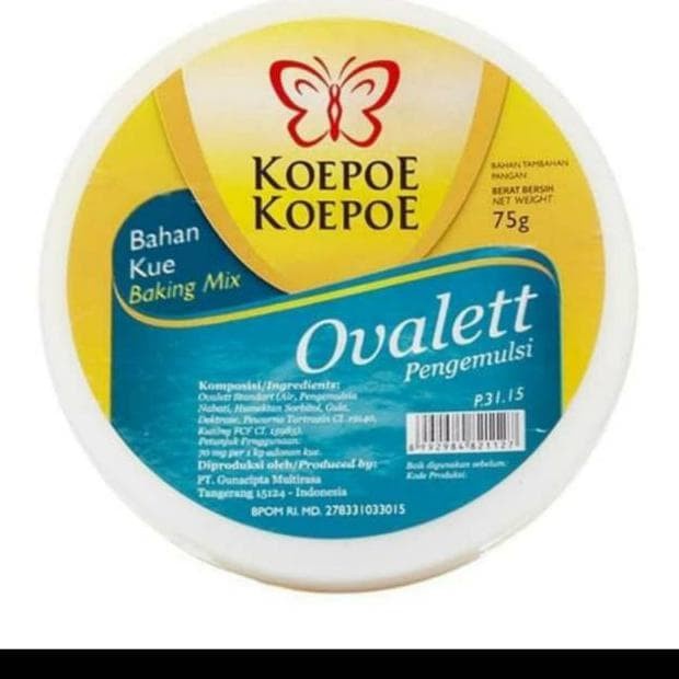 

KOEPOE KOEPOE OVALET 75 gram