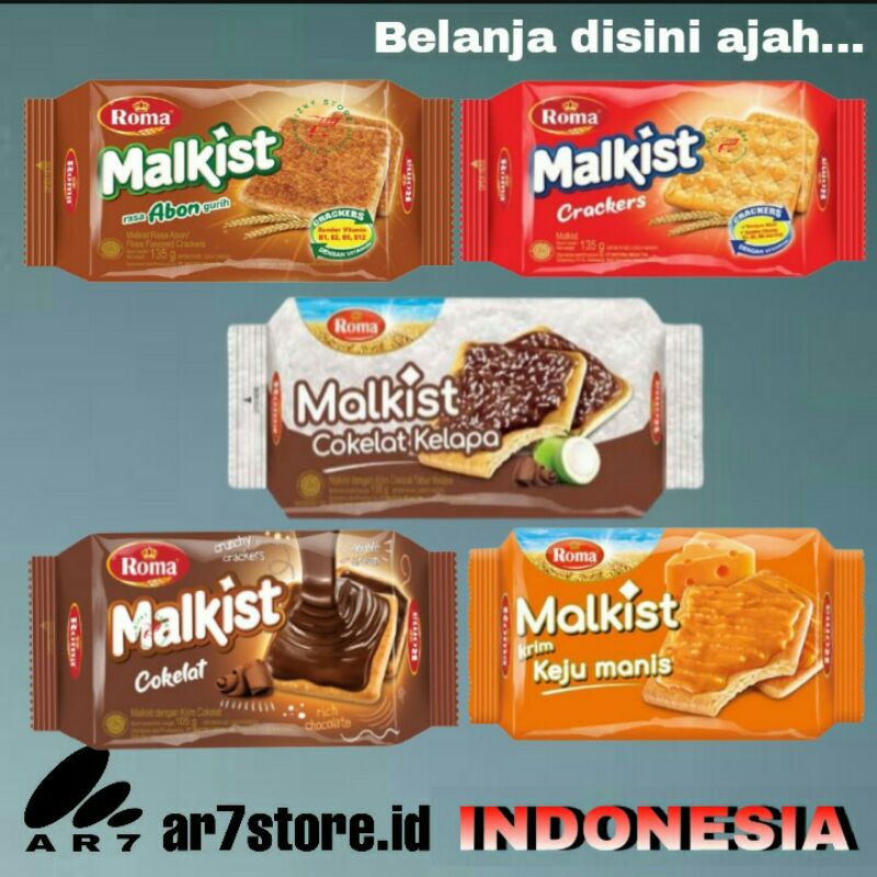 

ROMA MALKIST aneka rasa 135 gr