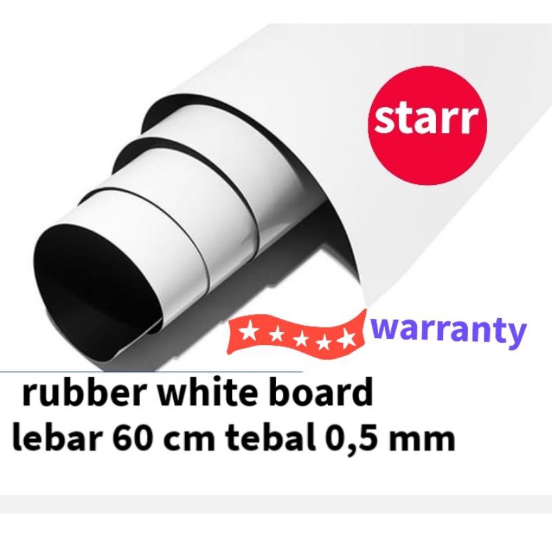 

rubber white board bisa ditempel magnet