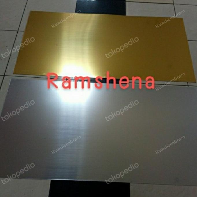 

Office & Stationery | Document Organizer | Gravoply Silver & Gold Bahan Grafir Laser/60X120Cm Tebal 1.5Mm | Best Seller