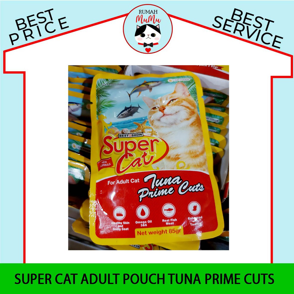 SUPERCAT POUCH ADULT 85gr Murah