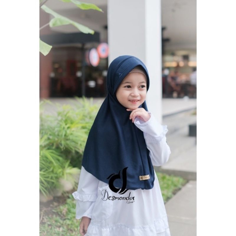 Kerudung Inova SD SMP SMA anak instant Ori By Desmonda Hijab Premium 3th - 6 tahun terbaru | jilbab lucu bayi Perempuan sekolah instan tk 4 - 5 thn | hijab Tanggung baby sd bahan jersey lembut adem |Fashion