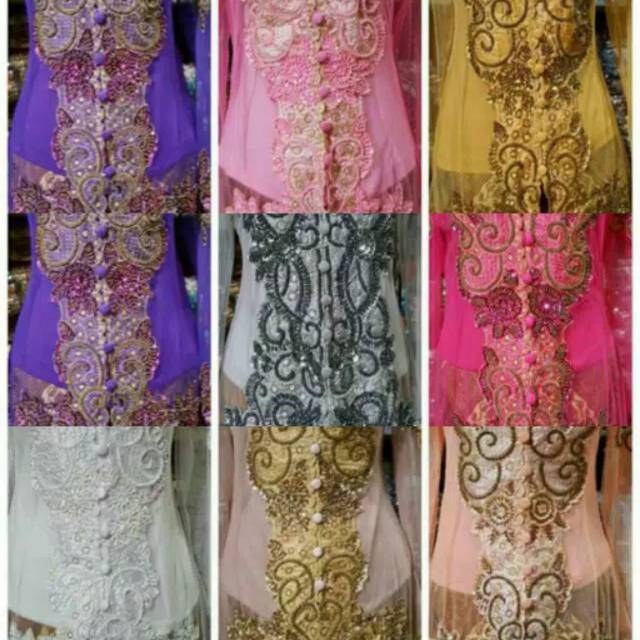 Atasan Kebaya tile full payet ibu/besan-7