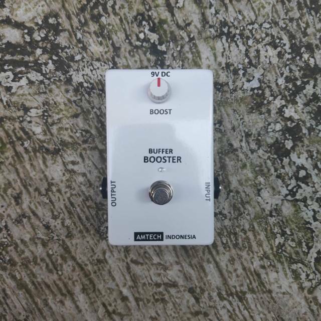 Efek gitar bass BOOSTER BUFFER Pedal stomp box handmade AMTECH Indonesia
