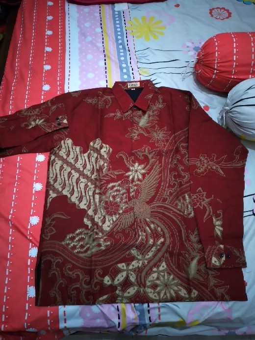 Panji Lesmono Marron Batik Pria Solo Full Furing Katun Halus Primisima