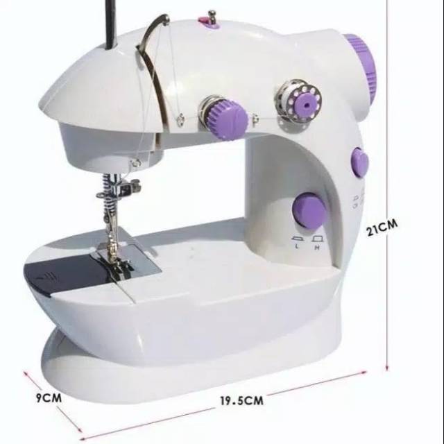 Mesin Jahit Mini Portable Robotic Ada Lampu Dan Pemotong Benangnya Shopee Indonesia