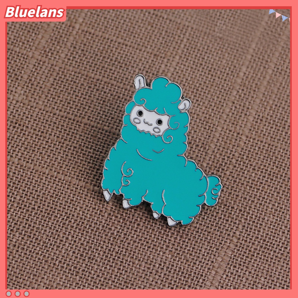 Bros Pin Bentuk Kartun Domba Alpaca Bahan Alloy Untuk Wanita