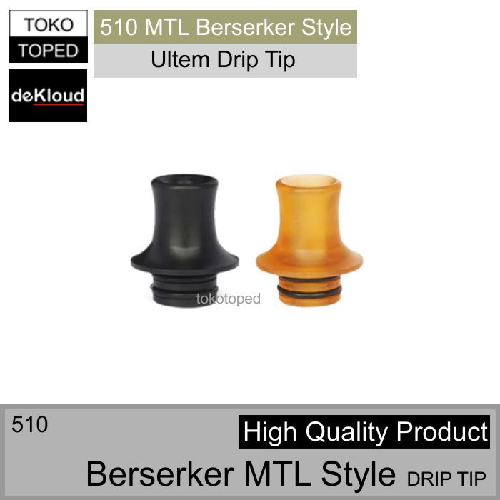 AN Berserker Style MTL 510 Drip Tip | driptip hadaly merlin mini gear rta