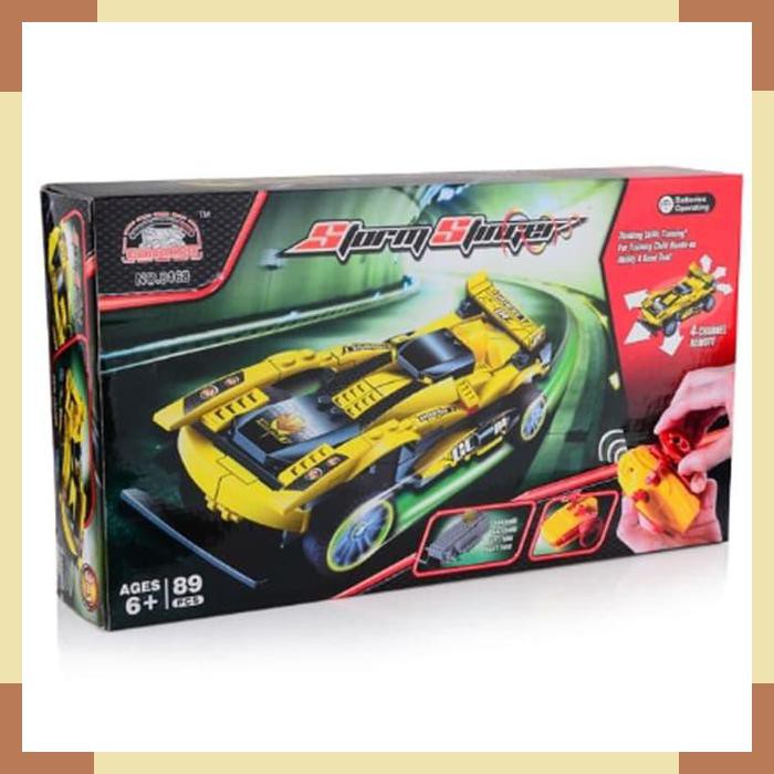 Mobil Remote Control RC Mainan Edukasi Anak Edukatif Tamiya Truk RC - Kuning
