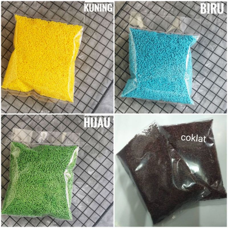 

repack 50 gram mesis meses coklat warna