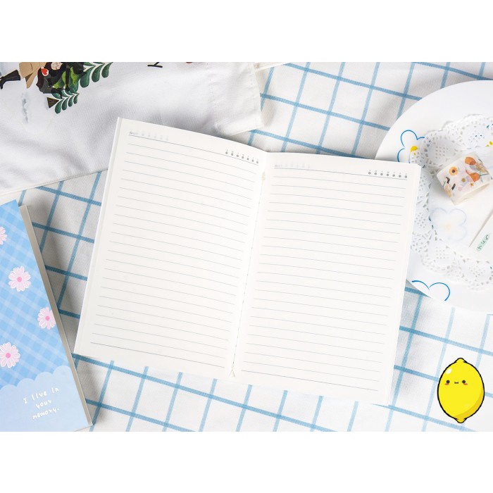 

Murah Daisy In Your Memory Ruled Notebook B5 / Buku Catatan Bergaris Promo