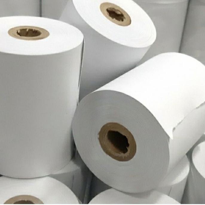 

*PROMO* Kertas kasir HVS 1PLY 75x55MM Paket 10 Roll kwalitas oke