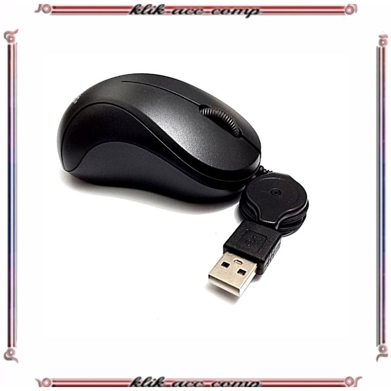 Mouse Optical Usb Kabel Tarik Mini incus in 106