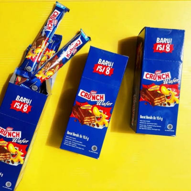 Nestle Crunch Wafer isi 8 pcs
