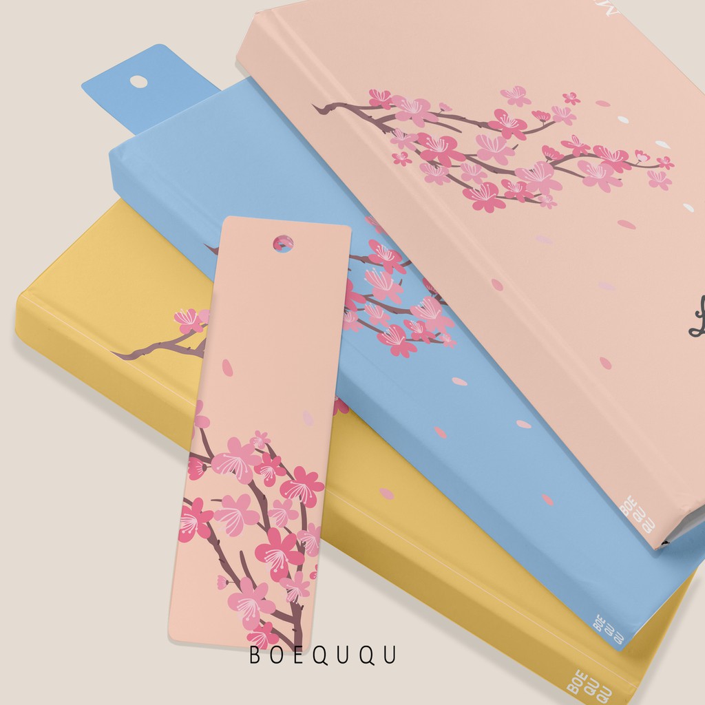 

[SAKURA DESIGN] Buku Catatan Custom Aesthetic Satuan/ Notebook Hardcover Custom Nama A5 A6 Isi 70Lbr