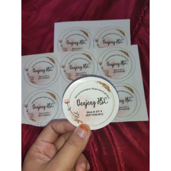 

cetak stiker label olshop