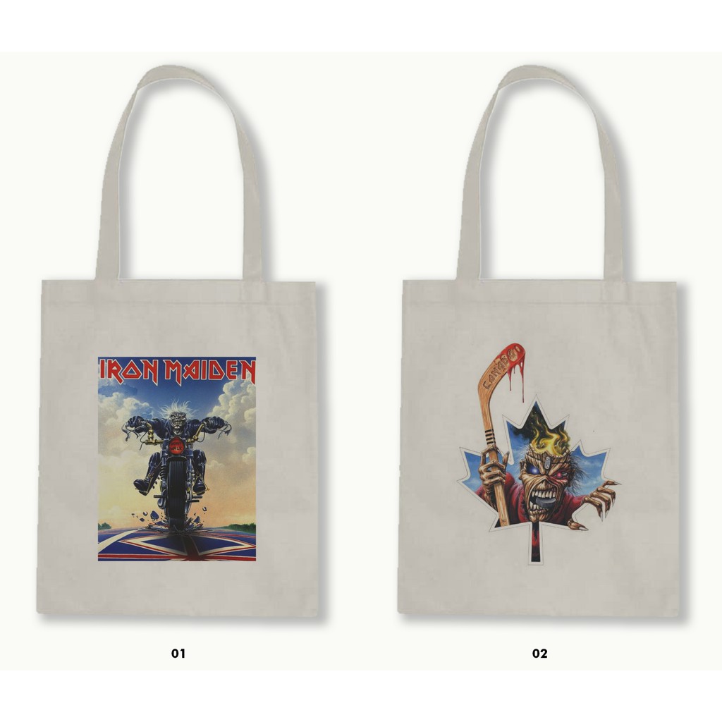 TOTE BAG BLACU - IRON MAIDEN