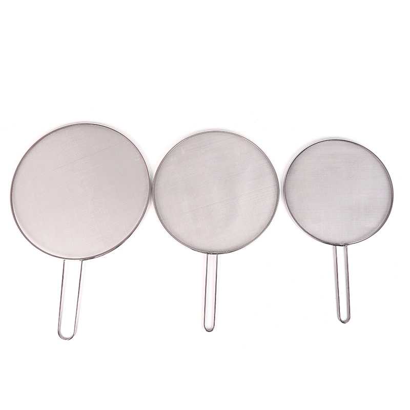 1pc Tutup Panci Penggorengan Anti Tumpah / Minyak Bahan Stainless Steel