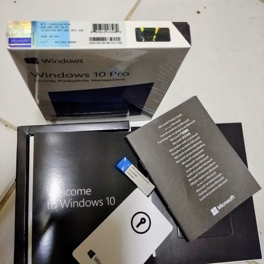 windows 10 pro fpp retail bisa pindah pc windows 10 pro original - Retail