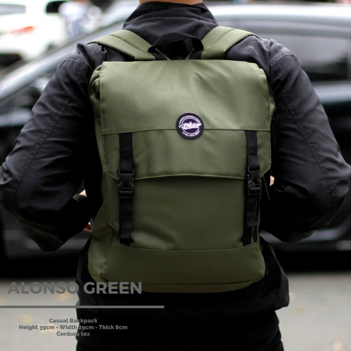Blesco Alexa/ Tas Laptop/ Multifungsi/ Tas Dosen/ Tas Kuliah/ Tas Guru/ Tas Dokter/ Tas Hijau Army